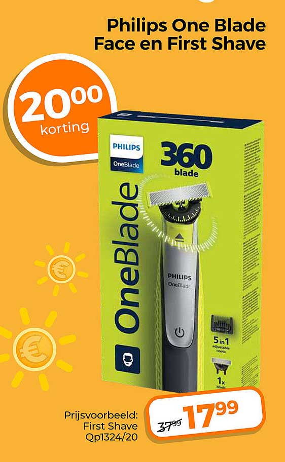 Philips One Blade Face en First Shave
