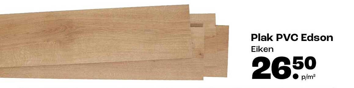 Plak PVC Edson Eiken