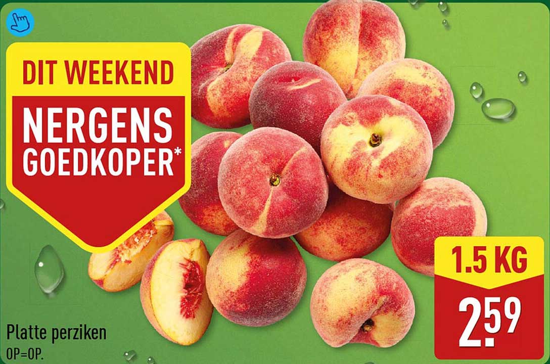 Platte perziken