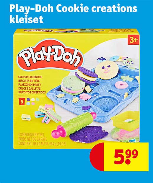 Play-Doh Cookie creations kleiset