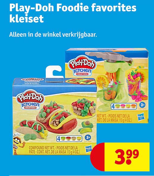 Play-Doh Foodie favorites kleiset