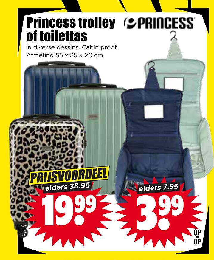Princess trolley of toilettas
