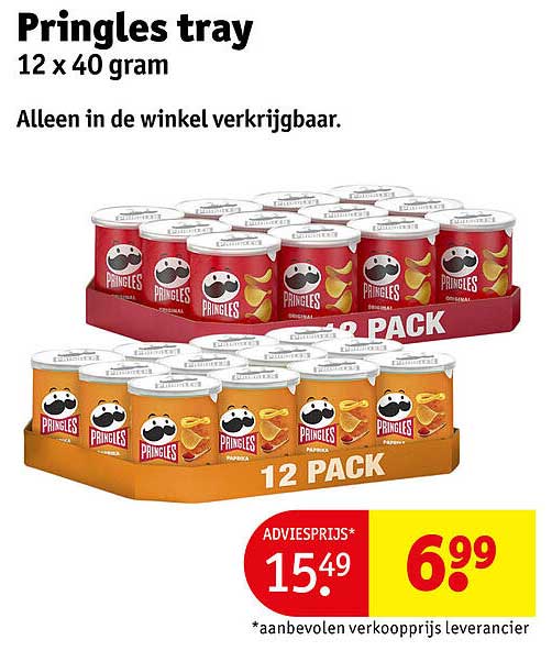 Pringles tray 12 x 40 gram