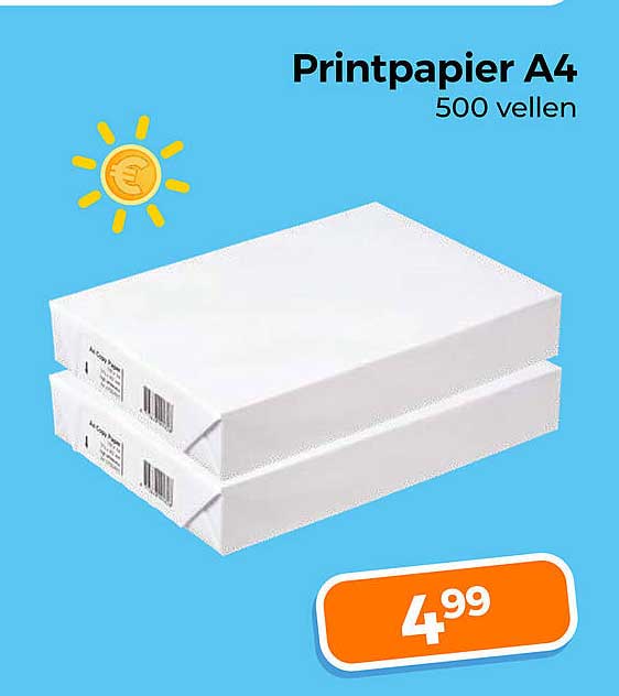 Printpapier A4 500 vellen