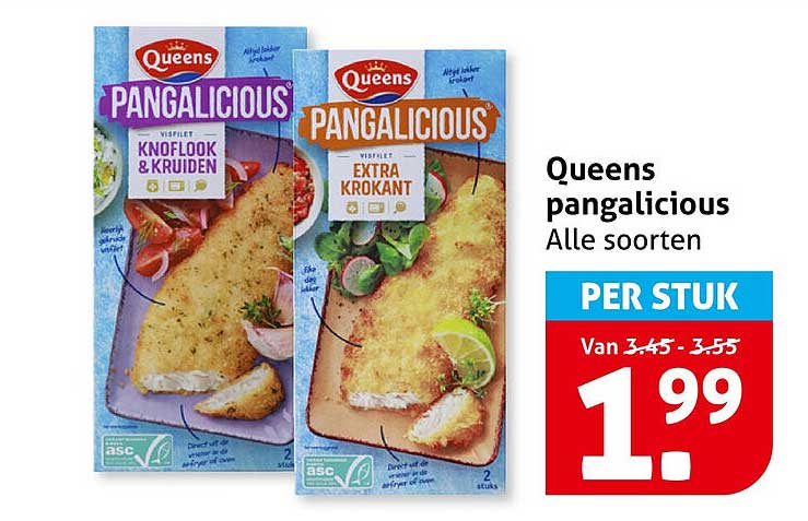 Queens pangalicious Alle soorten PER STUK