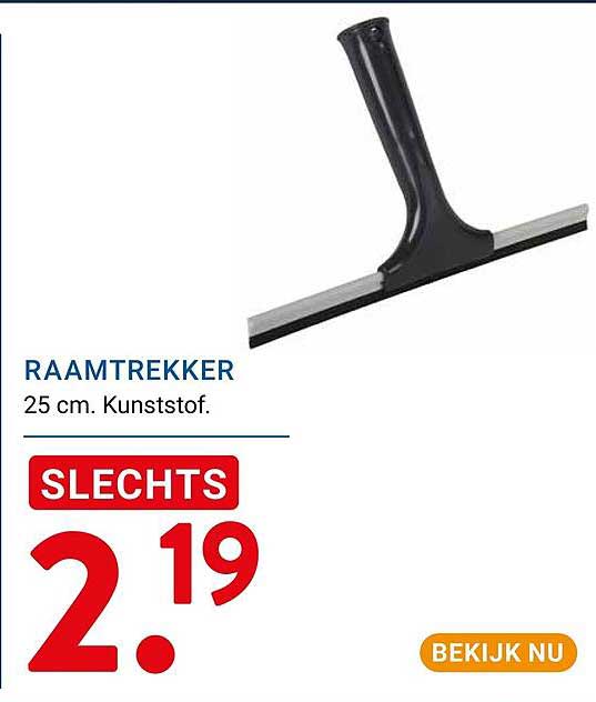RAAMTREKKER 25 cm. Kunststof.