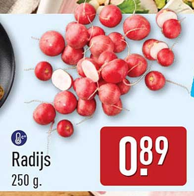 Radijs 250 g.