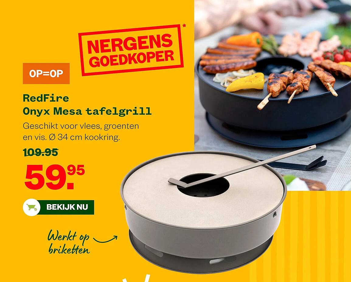 RedFire Onyx Mesa tafelgrill