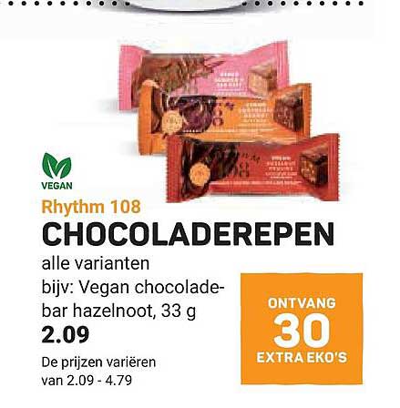 Rhythm 108 CHOCOLADEREPEN