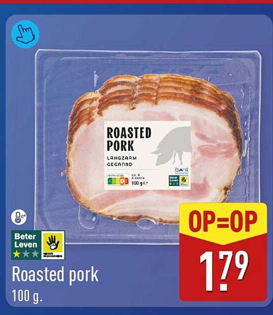 Roasted pork