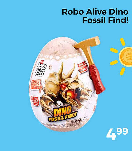 Robo Alive Dino Fossil Find!