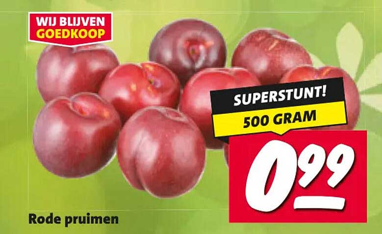 Rode pruimen SUPERSTUNT! 500 GRAM