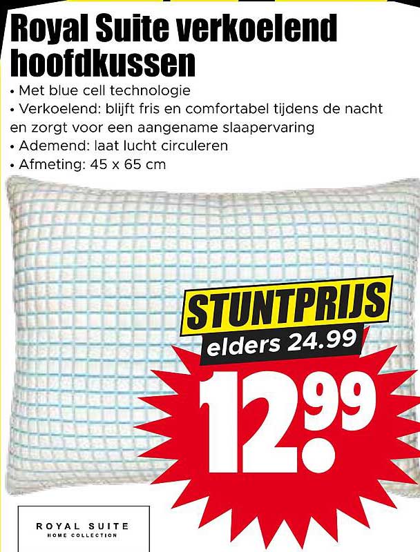 Royal Suite verkoelend hoofdkussen