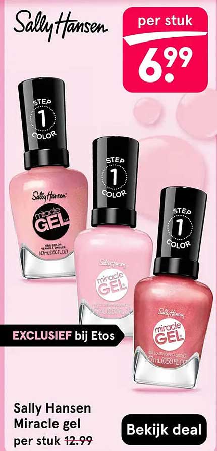 Sally Hansen Miracle gel per stuk