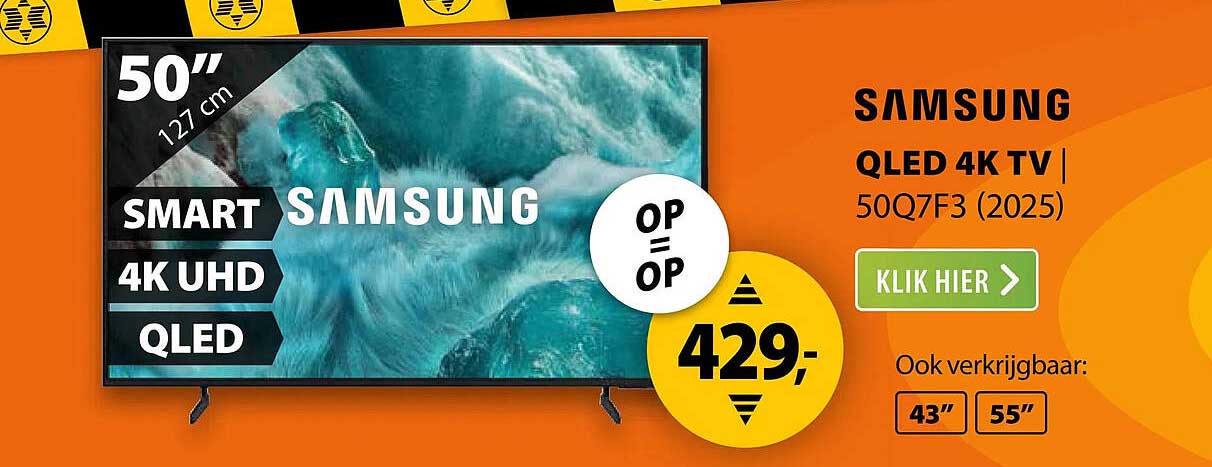 SAMSUNG QLED 4K TV 50Q7F3 (2025)