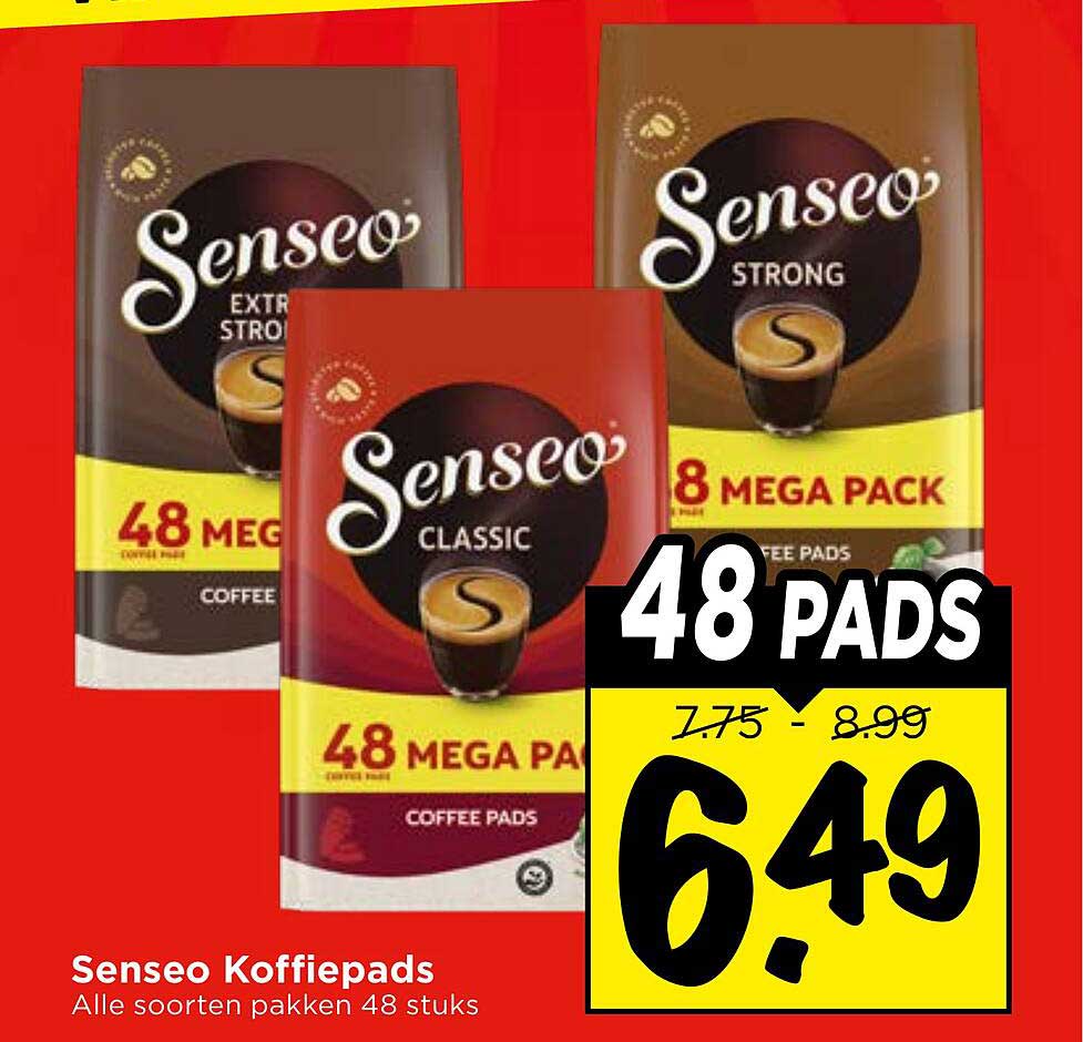 Senseo Koffiepads Alle soorten pakken 48 stuks