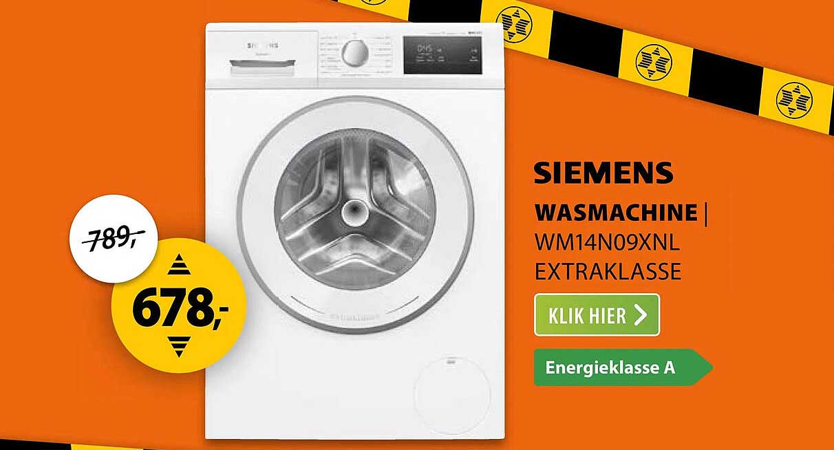 SIEMENS WASMACHINE | WM14N09XNL EXTRAKLASSE