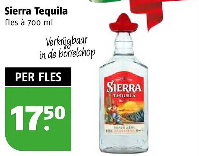 Sierra Tequila fles à 700 ml