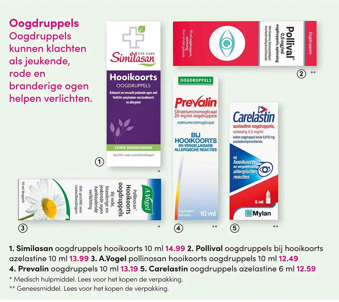 Similasan oogdruppels hooikoorts 10 ml