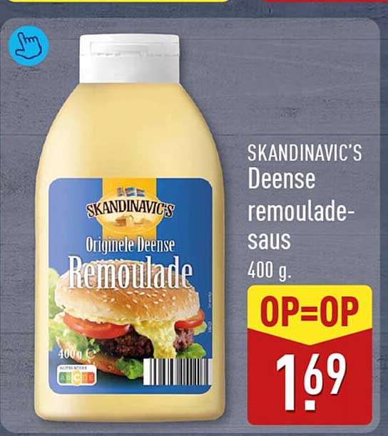 SKANDINAVIC'S Deense remoulade-saus 400 g. OP=OP