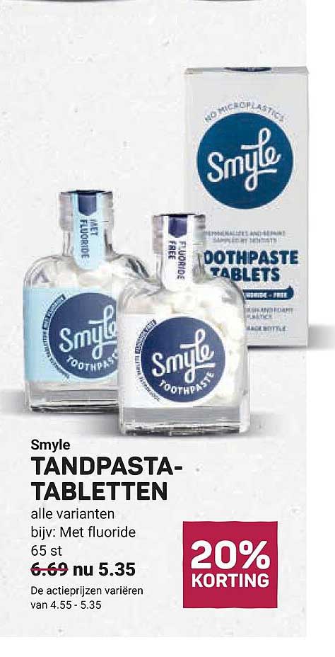 Smyle TANDPASTA-TABLETTEN