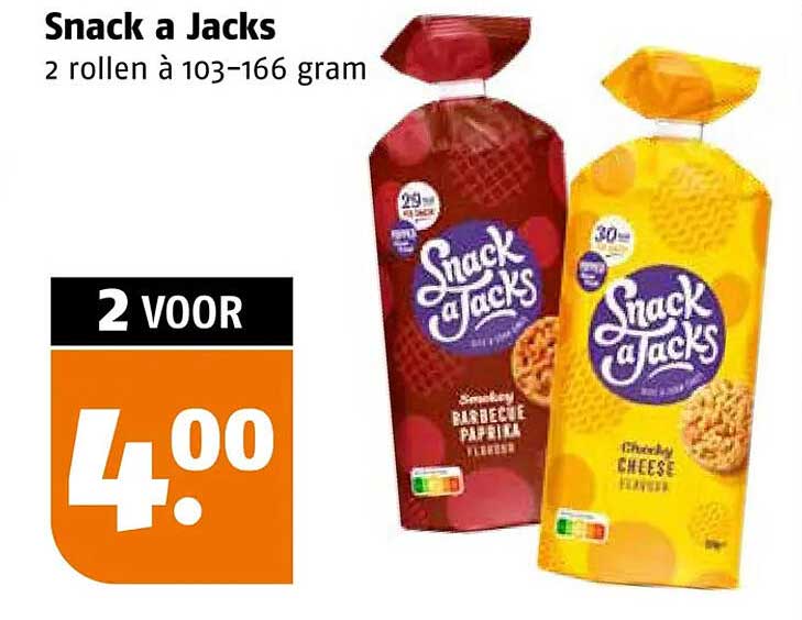 Snack a Jacks 2 rollen à 103-166 gram
