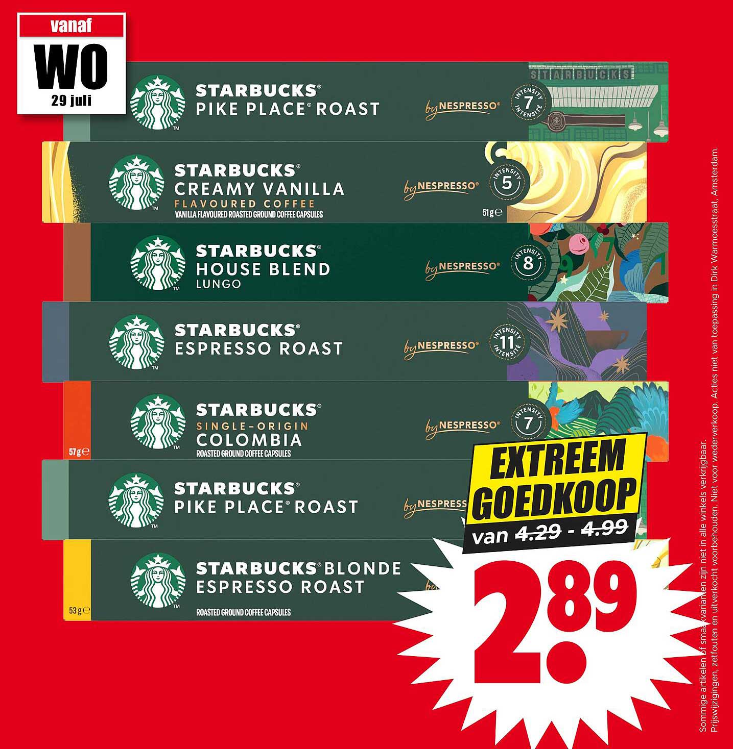 Starbucks by Nespresso extreem goedkoop