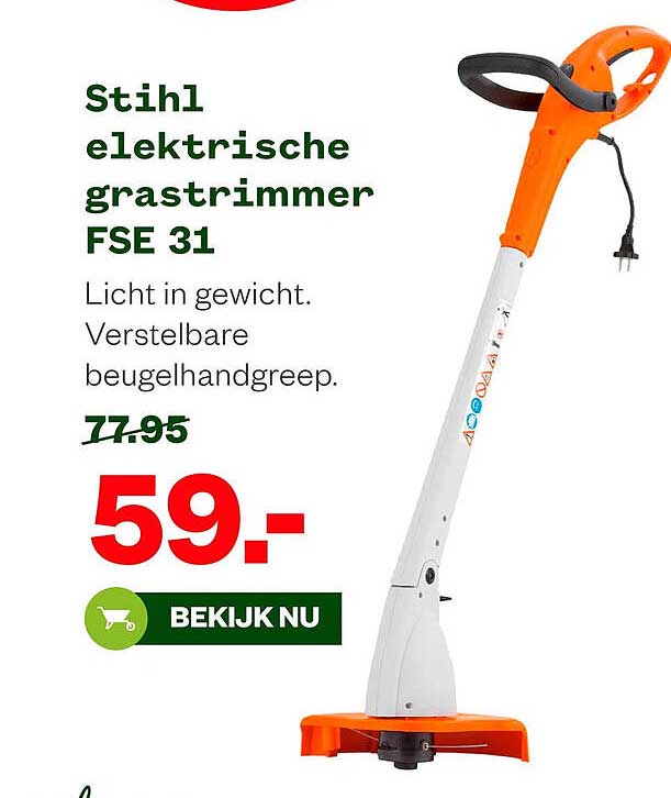 Stihl elektrische grastrimmer FSE 31