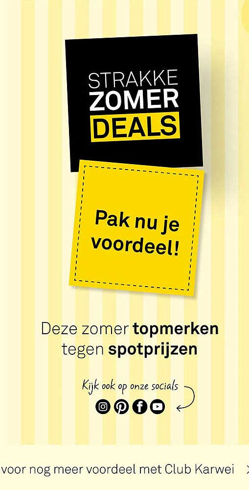 STRAKKE ZOMER DEALS