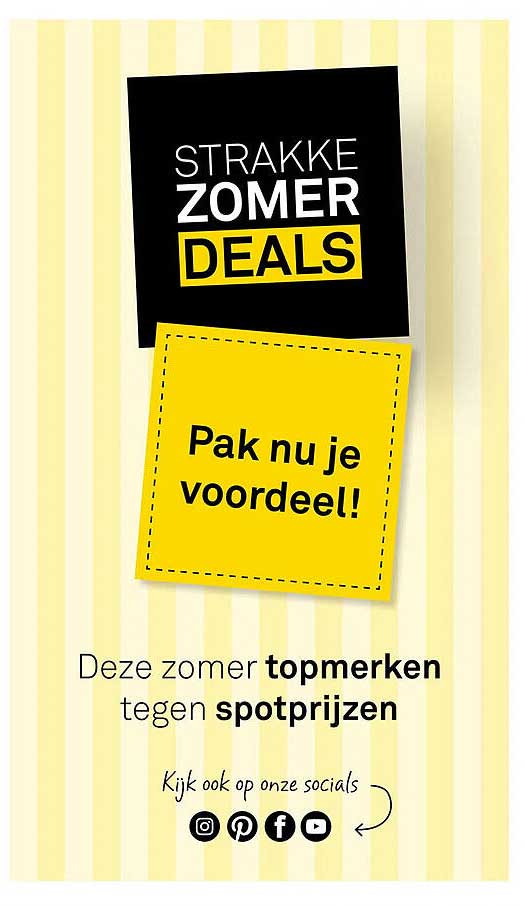 STRAKKE ZOMER DEALS