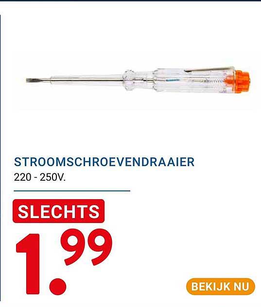 STROOMSCHROEVENDRAAIER 220 - 250V.