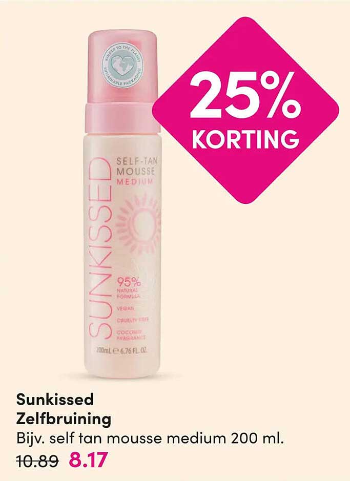 Sunkissed Zelfbruinning 25% KORTING