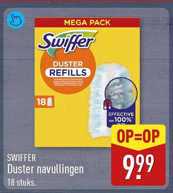 Swiffer Duster navullingen 18 stuks. OP=OP