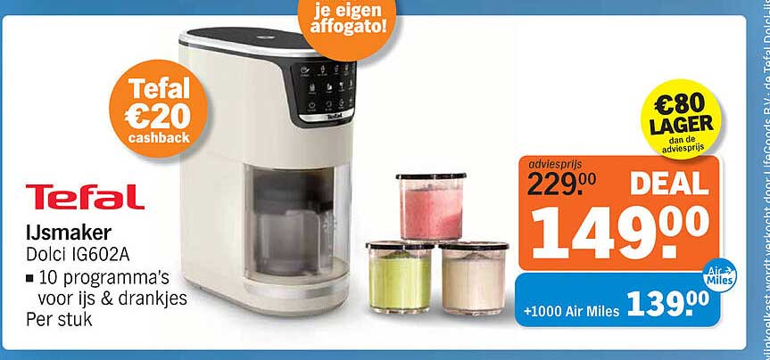 Tefal IJsmaker Dolci IJ602A