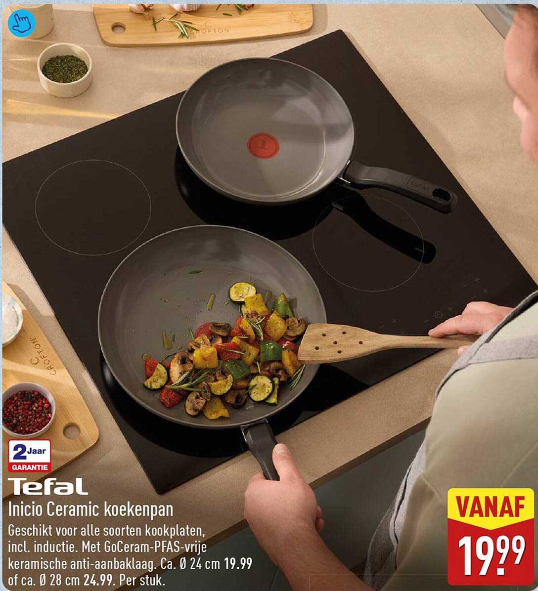 Tefal Inicio Ceramic koekenpan
