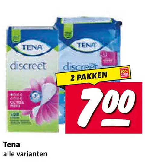 Tena alle varianten 2 PAKKEN