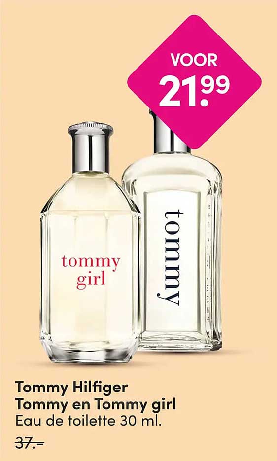 Tommy Hilfiger Tommy en Tommy girl Eau de toilette 30 ml.