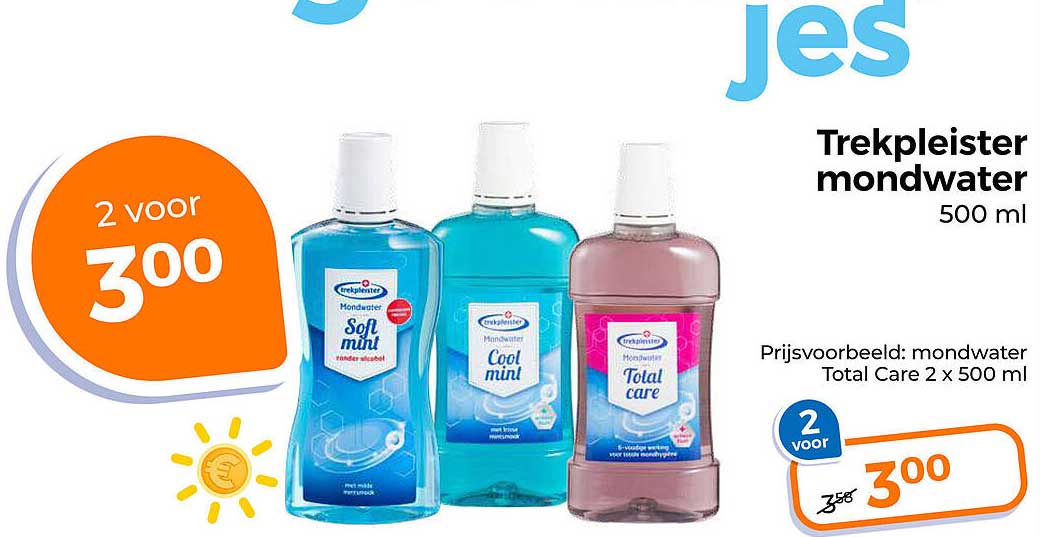Trekpleister mondwater 500 ml