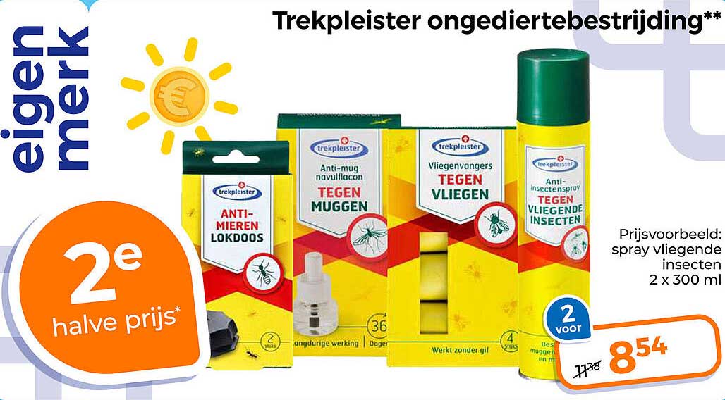 Trekpleister ongediertebestrijding** 2e halve prijs