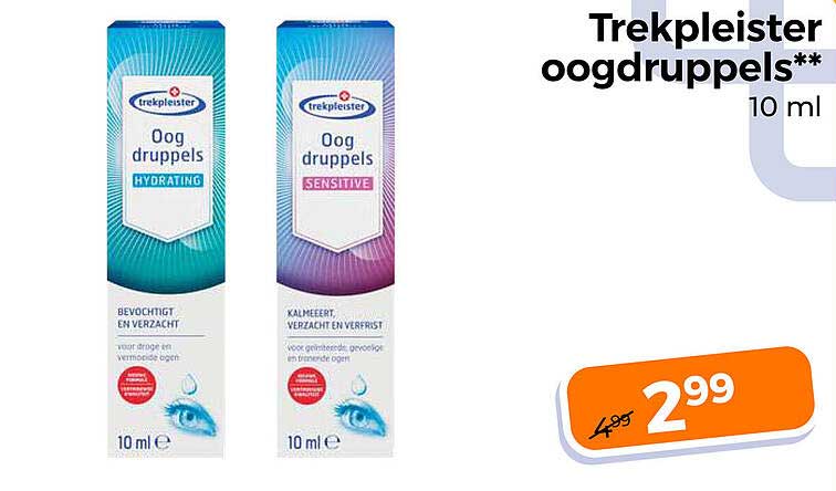Trekpleister oogdruppels** 10 ml