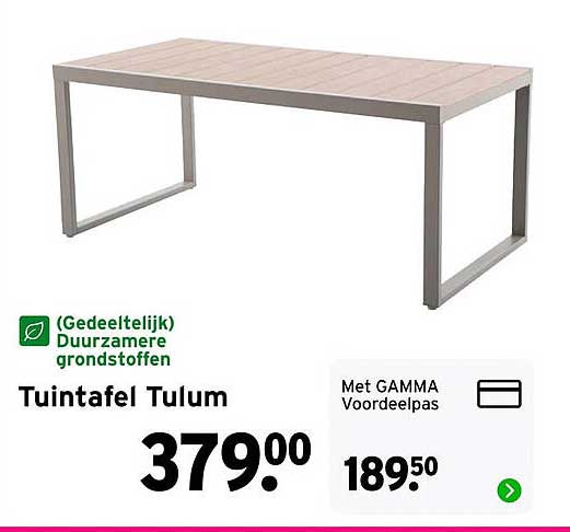 Tuintafel Tulum