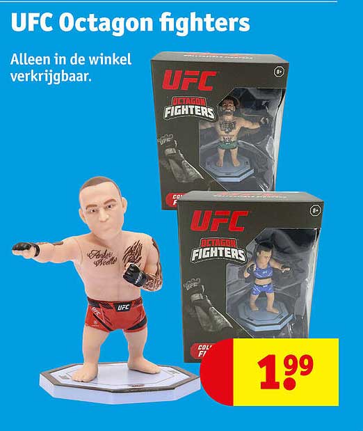 UFC Octagon fighters Alleen in de winkel verkrijgbaar.