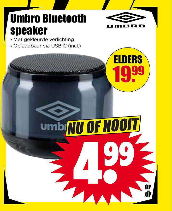 Umbro Bluetooth speaker