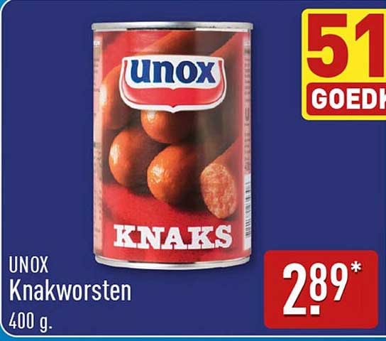 UNOX Knakworsten 400 g.
