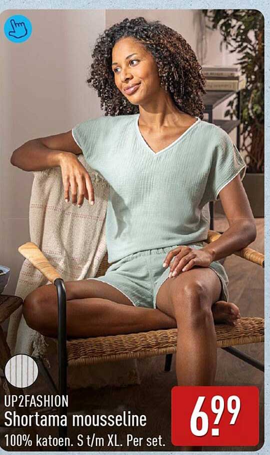 UP2FASHION Shortama mousseline