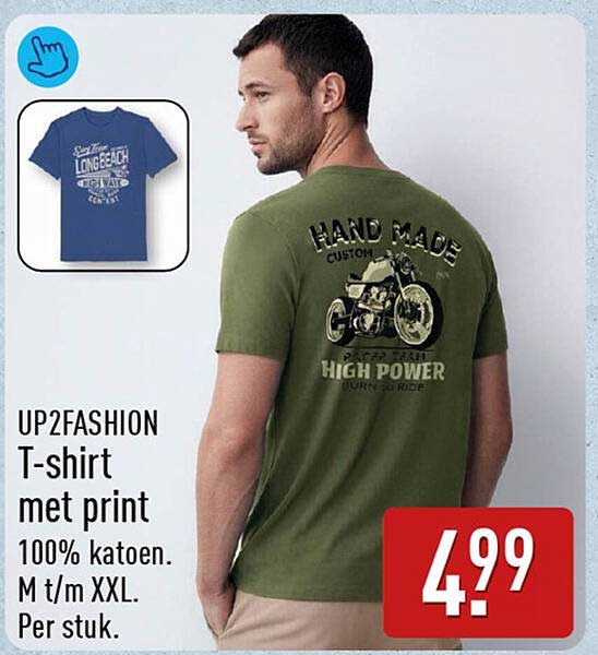 UP2FASHION T-shirt met print
