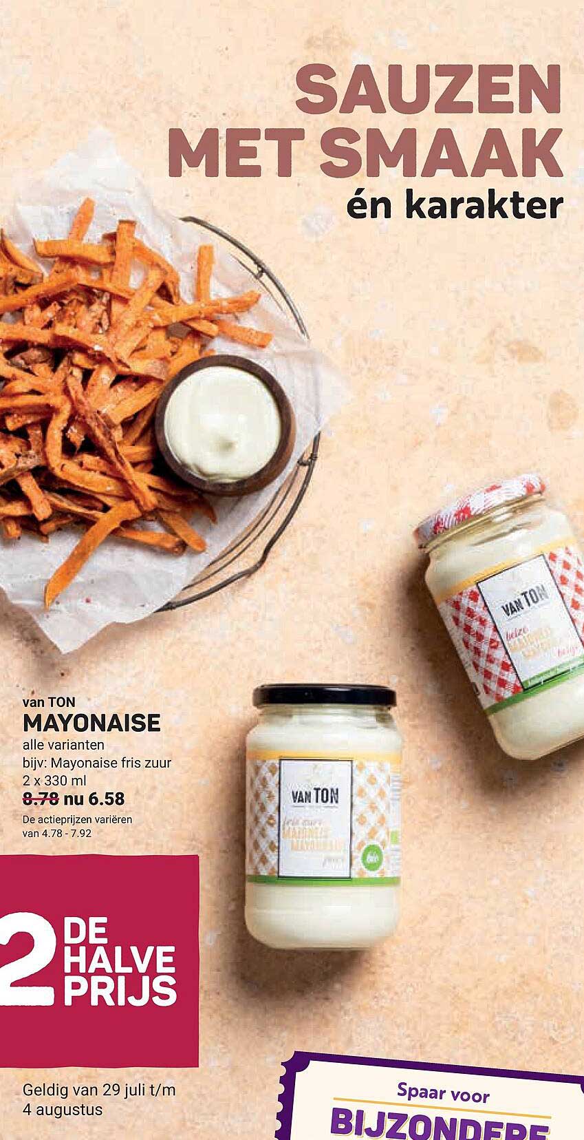van TON MAYONAISE 2e halve prijs