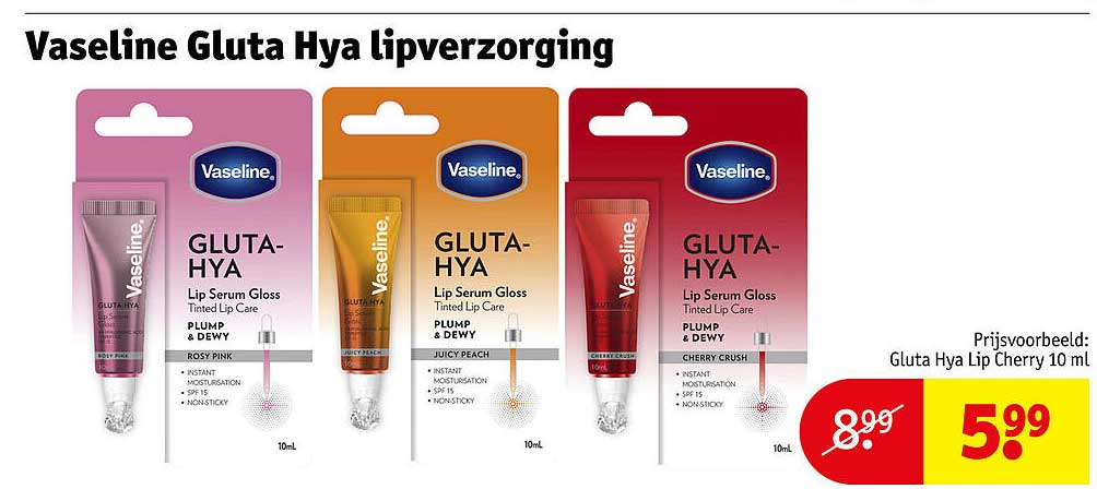 Vaseline Gluta Hya lipverzorging