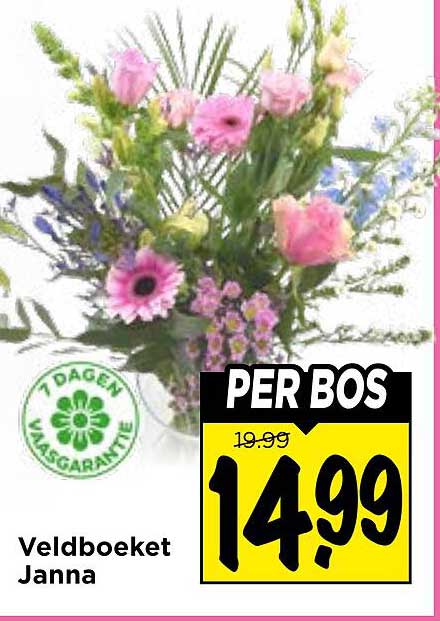 Veldboeket Janna PER BOS