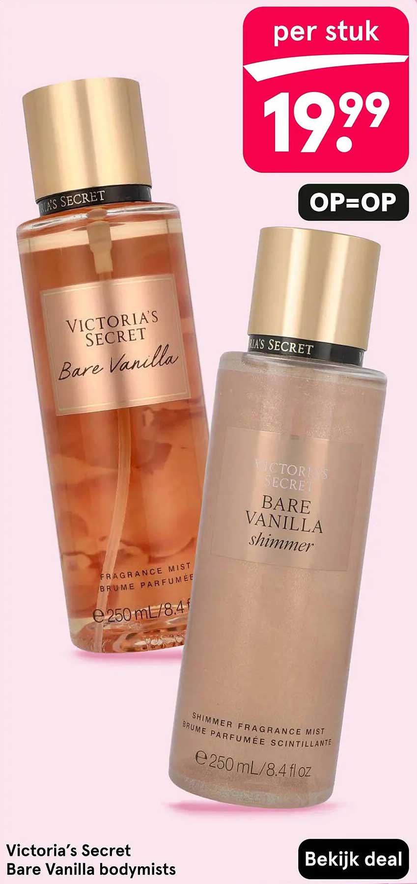 Victoria’s Secret Bare Vanilla bodymists